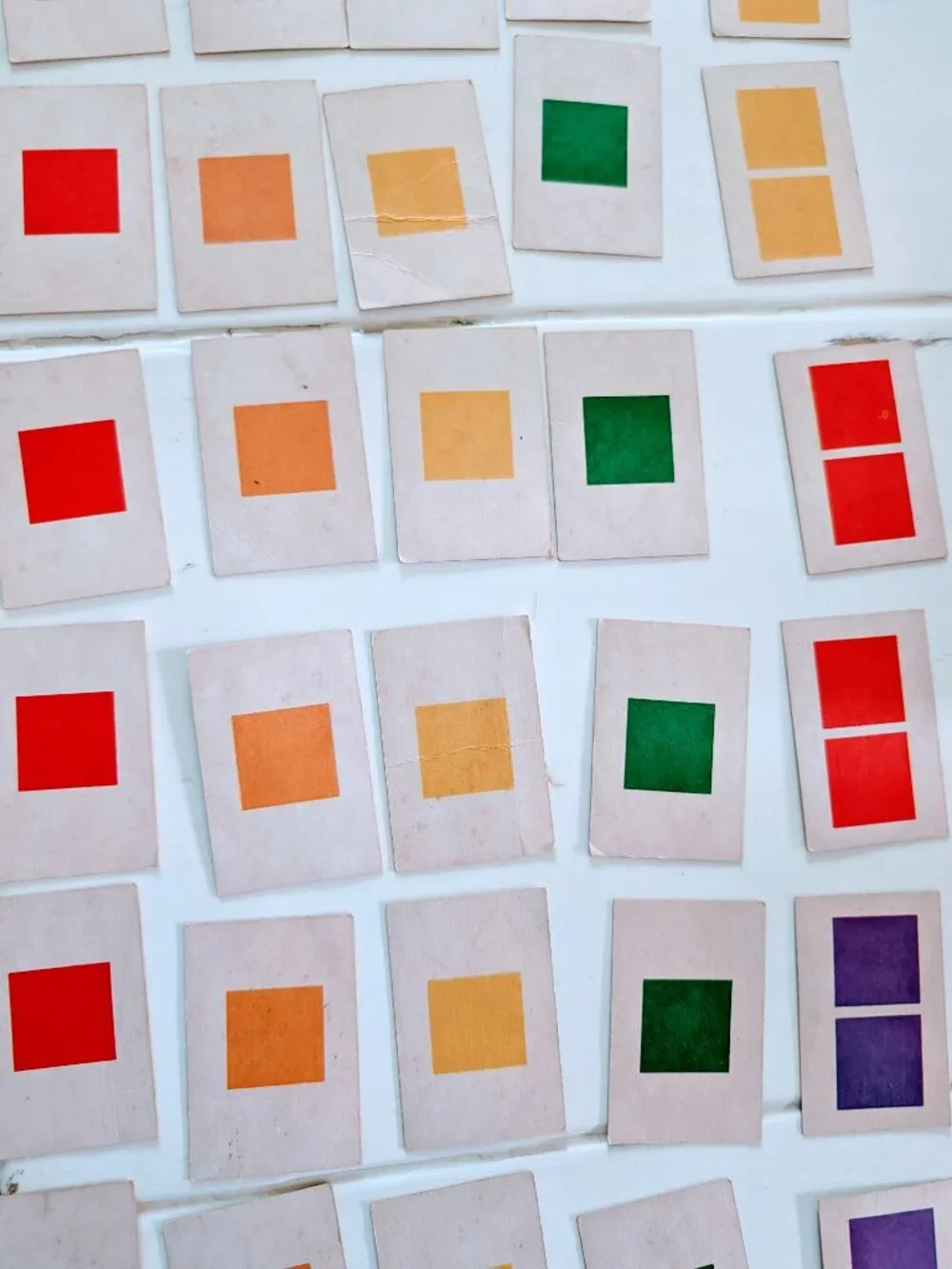 VTG 1962 Candy Land Game Pieces 57 Cards & Gingerbread Markers Milton Bradley